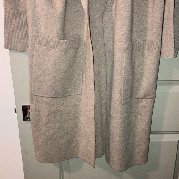 NWT J. Crew Ella Sweater Tan Long Cardigan Sz S - Picture 4 of 8